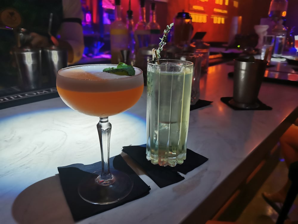 Cocktails op Aruba