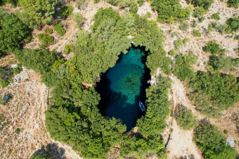 Bergmeer in Griekenland