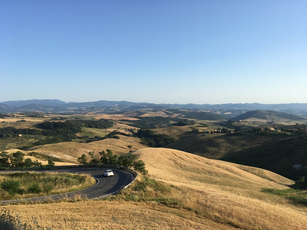 Met een huurauto een roadtrip maken in Italië