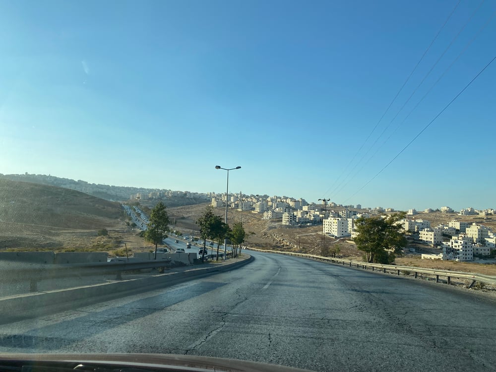 Snelweg in Jordanië