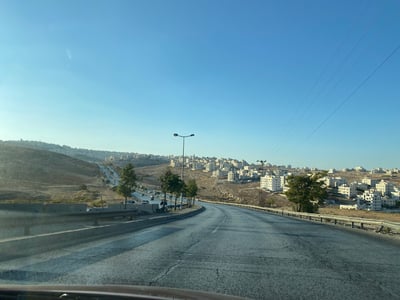 Snelweg in Jordanië