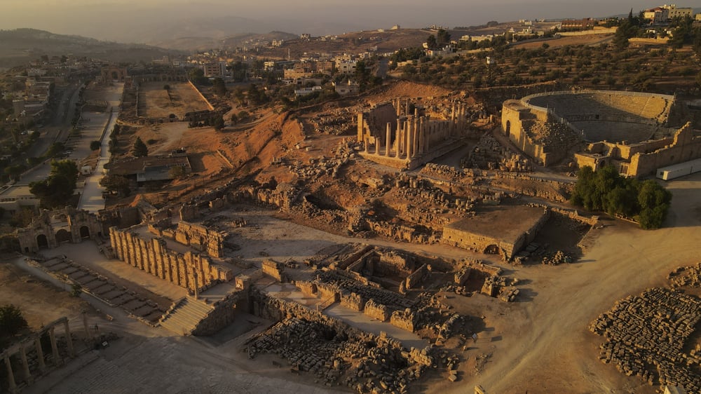 Romeinse opgravingen in Jerash