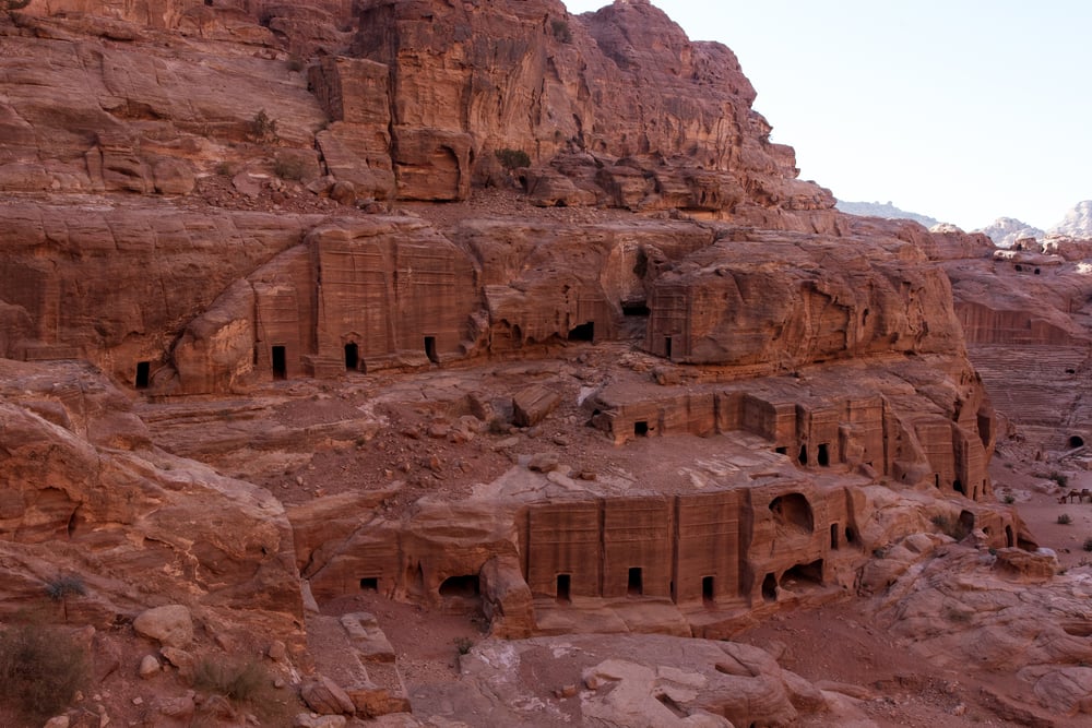 Roadtrip bestemming  Petra tombs, Jordanië
