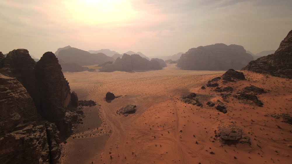 zand, grind en off-road rijden in Jordanië
